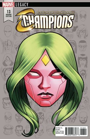 Champions #13 (Mckone Legacy Headshot Variant Leg)