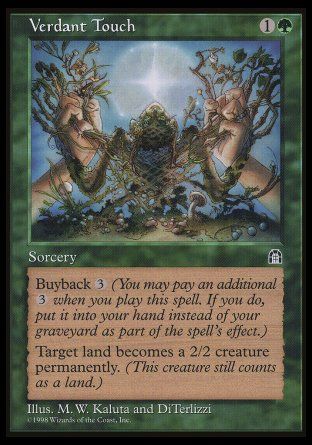 Verdant Touch (Stronghold) Trading Card