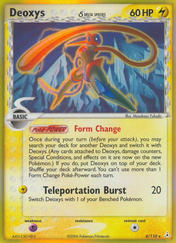 Deoxys δ (6/110) - Holon Phantoms Pokémon Card