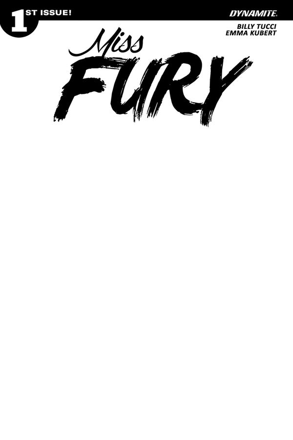 Miss Fury #1 (Blank Authentix Cover)