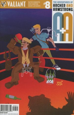 A&A: The Adventures of Archer & Armstrong #8 (Cover D 20 Copy Cover Veregge)