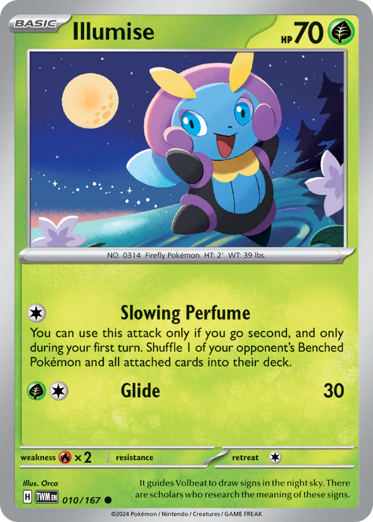 Illumise (10/167) - Twilight Masquerade Pokémon Card