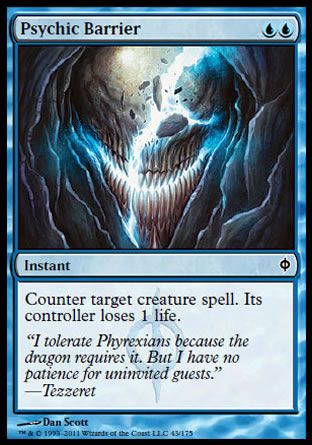 Psychic Barrier (New Phyrexia) Trading Card