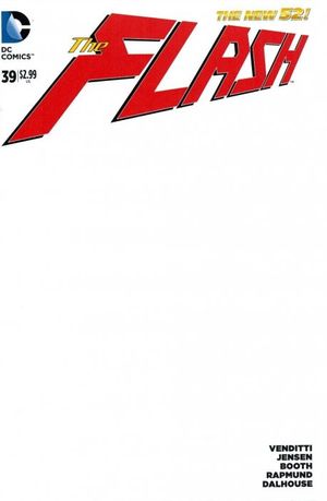 Flash #39 (Blank Variant Cover)