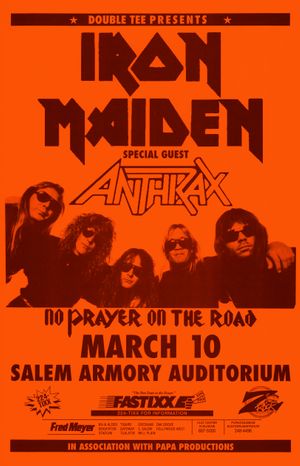 Iron Maiden & Anthrax Salem Armory 1991