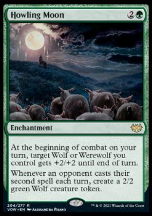 Howling Moon (Innistrad: Crimson Vow) Trading Card