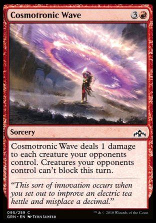 Cosmotronic Wave (Guilds of Ravnica) Trading Card