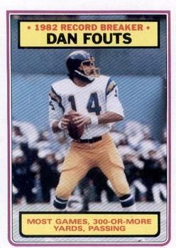 Dan Fouts 1983 Topps #3 Sports Card