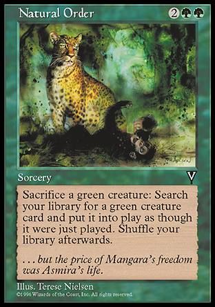 Natural Order (Visions) Trading Card