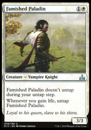 Famished Paladin (Rivals of Ixalan) Trading Card