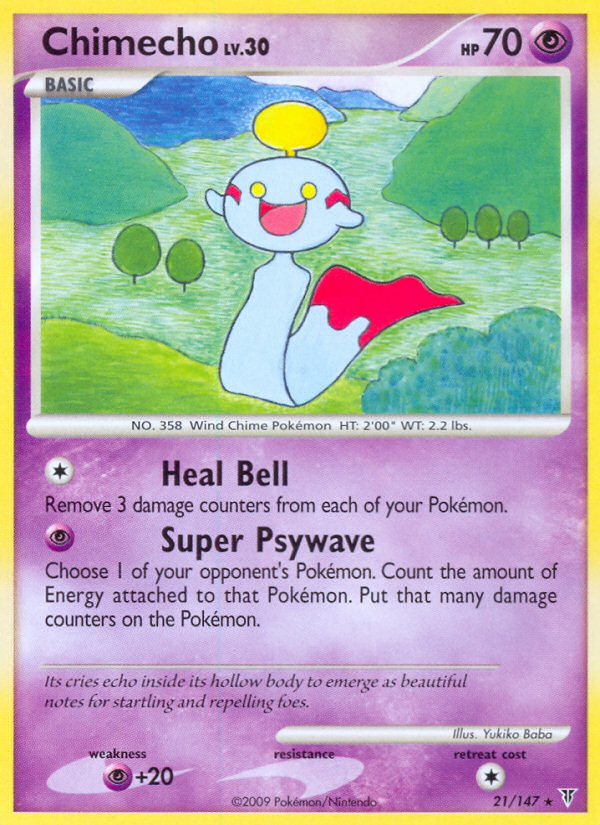 Chimecho (21/147) - Supreme Victors Pokémon Card