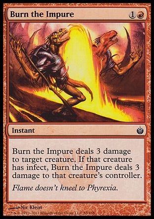 Burn the Impure (Mirrodin Besieged) Trading Card