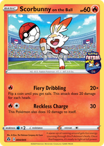 Scorbunny on the Ball (4/5) - Pokémon Futsal Collection