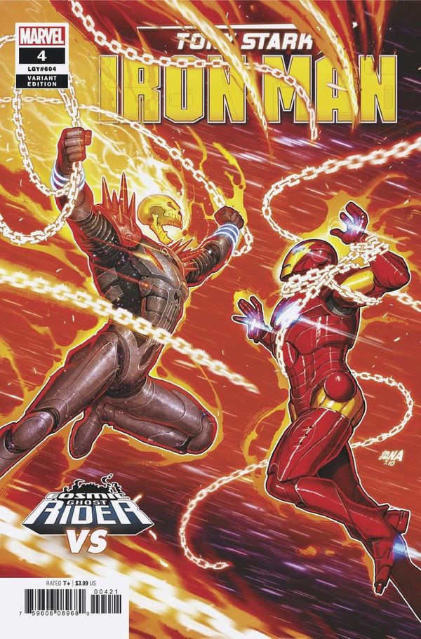Tony Stark: Iron Man #4 (Nakayama Cosmic Ghost Rider Variant)