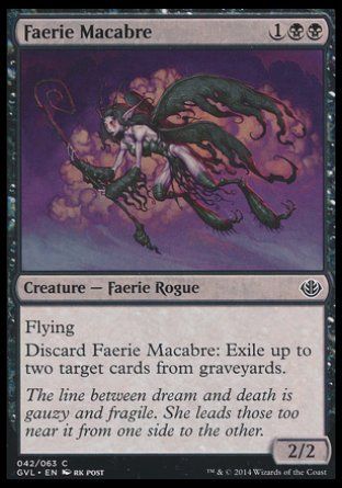 Faerie Macabre (Duel Decks : Anthology) Trading Card