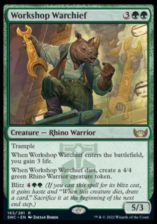 Workshop Warchief (Streets of New Capenna) Trading Card