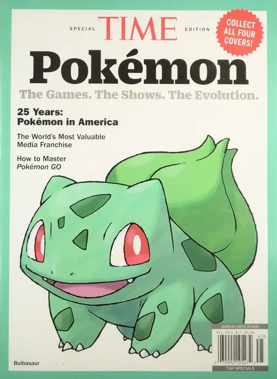 Time Special Edition: Pokemon #nn (Bulbasaur Cover)