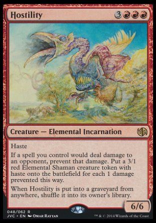 Hostility (Duel Decks : Anthology) Trading Card