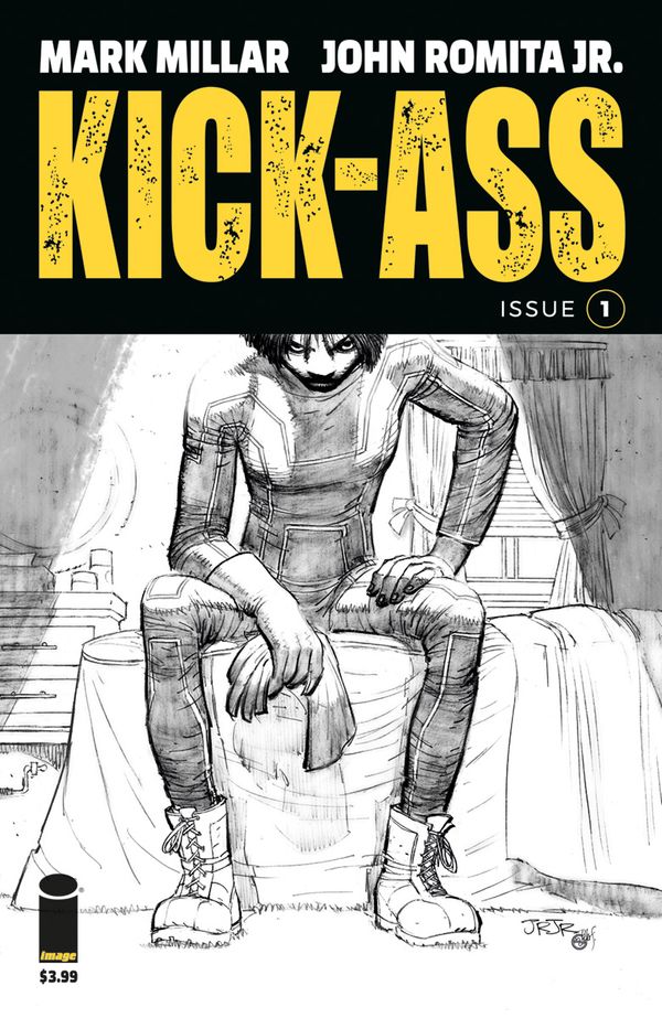Kick-Ass #1 (Cover B B&w Romita Jr)