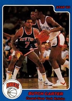 Butch Carter 1984 Star #28 Sports Card