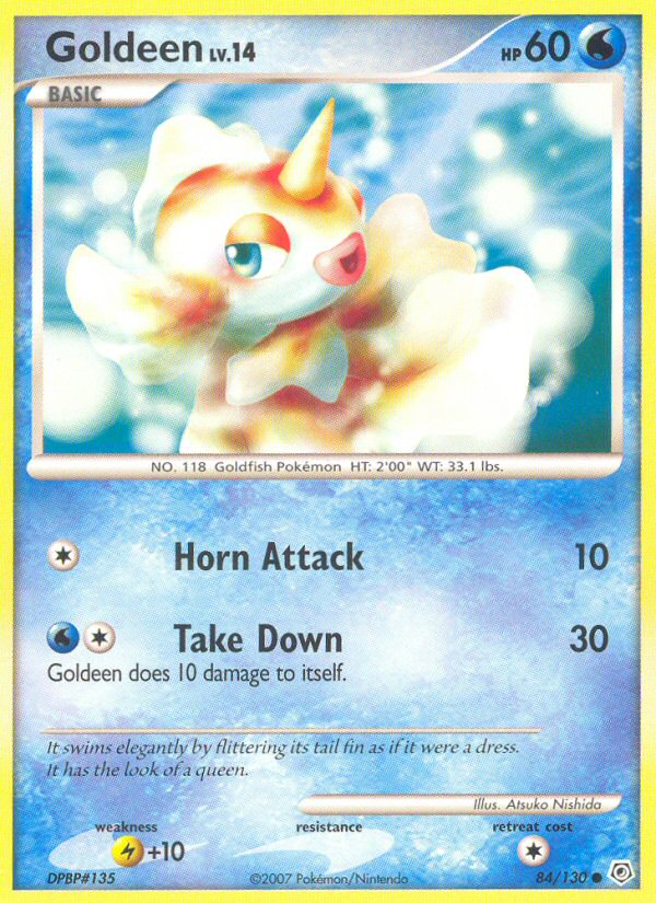 Goldeen (84/130) - Diamond & Pearl Pokémon Card