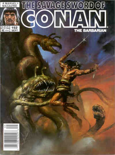 The Savage Sword of Conan #152 Comic