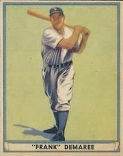 Frank Demaree 1941 Play Ball #58 Sports Card