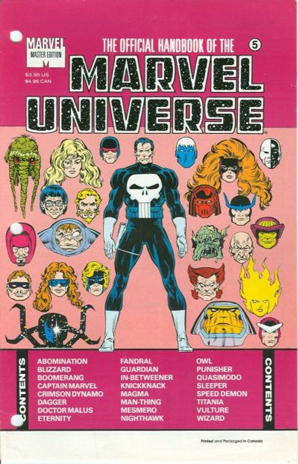 Official Handbook of the Marvel Universe Master Edition #5