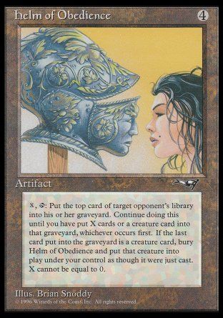 Helm of Obedience (Alliances) Trading Card