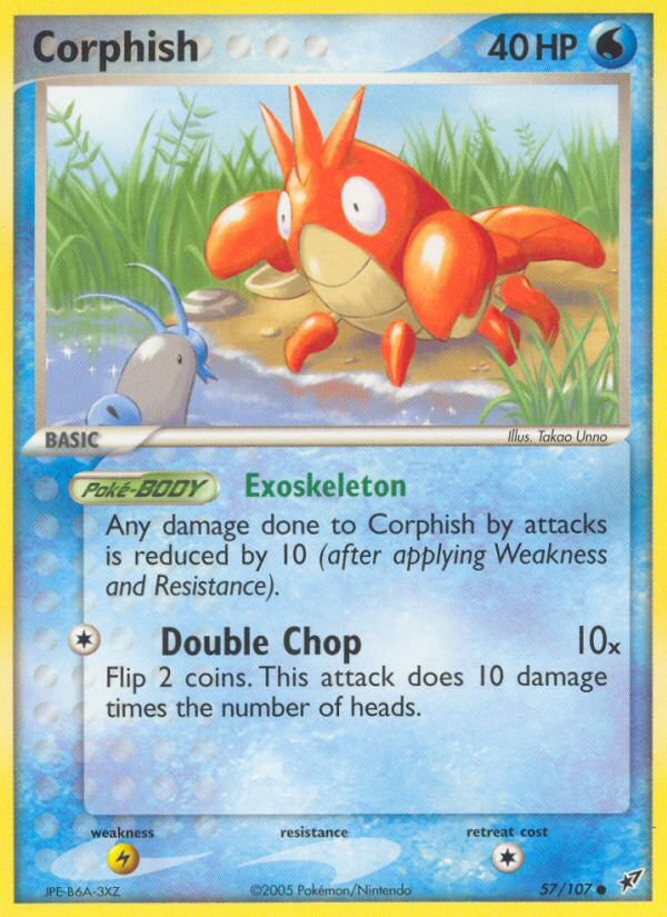 Corphish (57/107) - Deoxys Pokémon Card