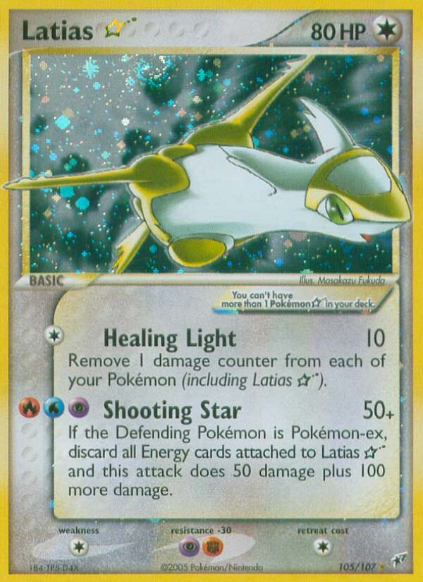 Latias ★ Star (105/107) - Deoxys Pokémon Card