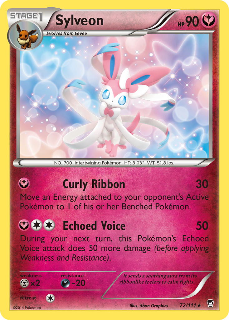 Sylveon (72/111) - Furious Fists Pokémon Card