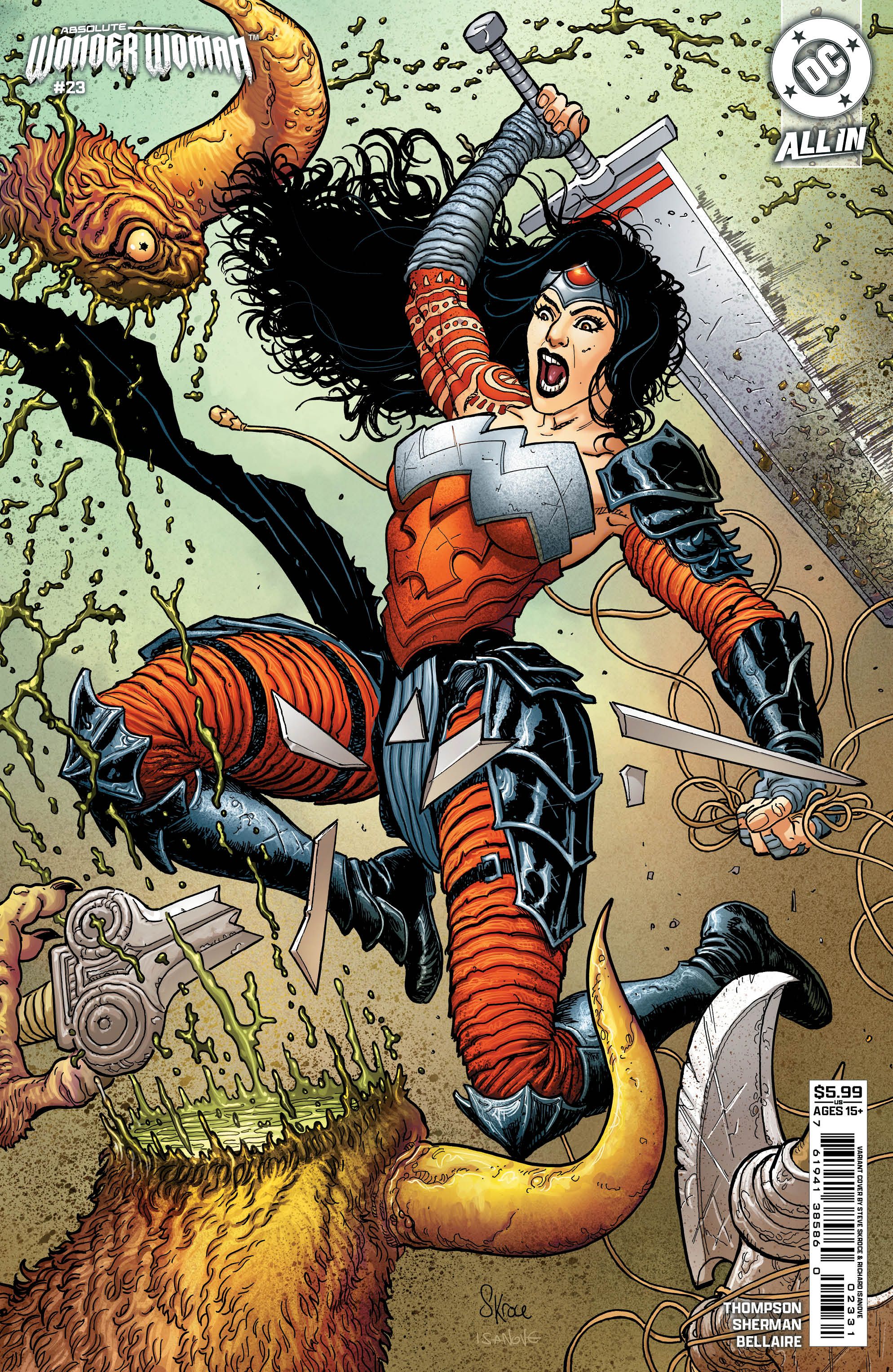 Absolute Wonder Woman #23 (Cvr C Steve Skroce Card Stock Variant) Comic