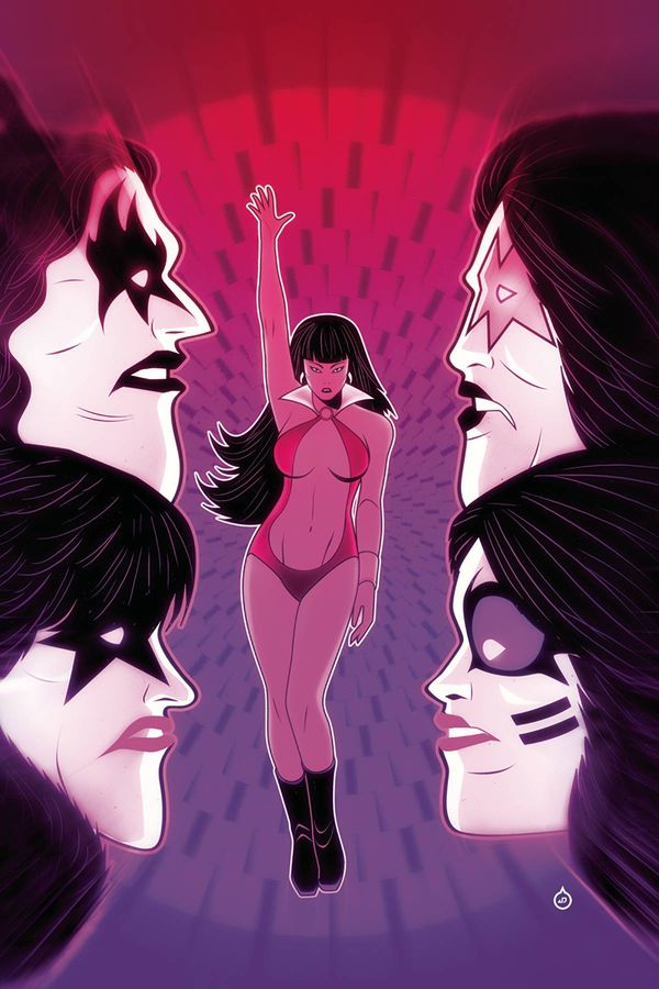 Kiss/Vampirella #3 (Cover F 15 Copy Doe Virgin Cover)