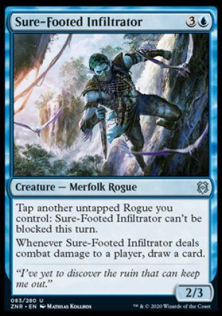 Sure-Footed Infiltrator (Zendikar Rising) Trading Card