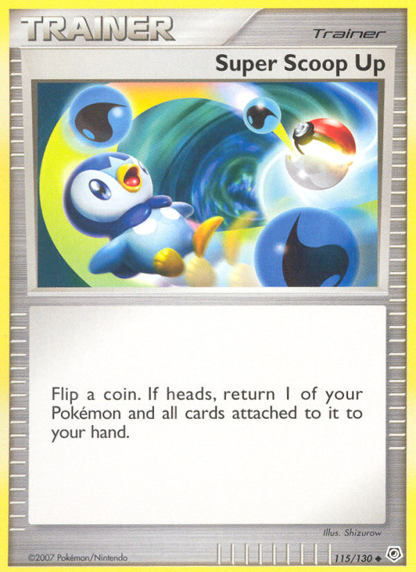 Super Scoop Up (Trainer: Item) (115/130) - Diamond & Pearl Pokémon Card