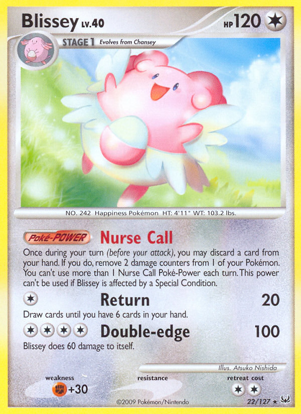 Blissey (22/127) - Platinum Pokémon Card