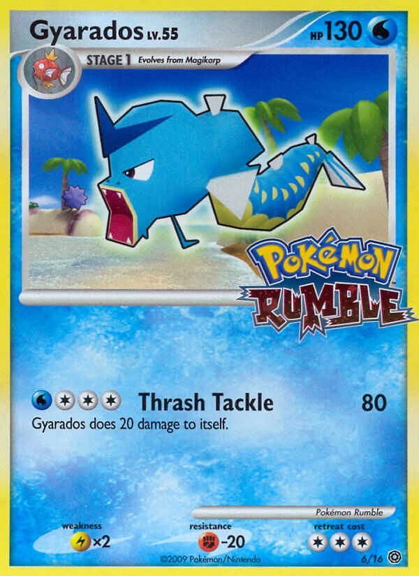 Gyarados (6/16) - Pokémon Rumble Pokémon Card