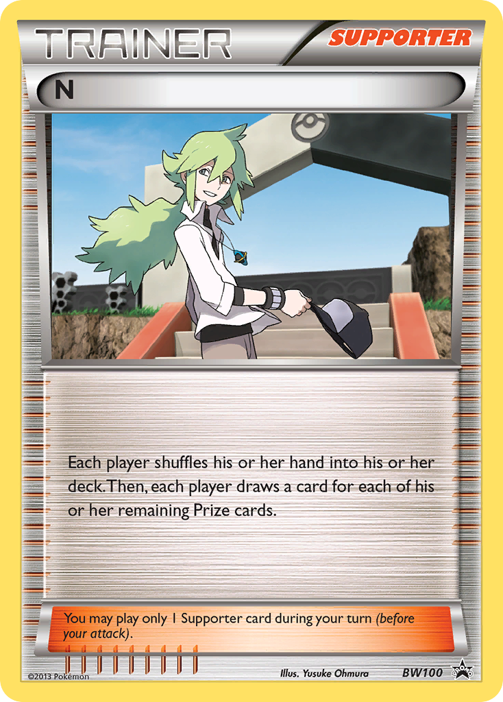 N (Trainer: Supporter) (BW100) - BW Black Star Promos Pokémon Card