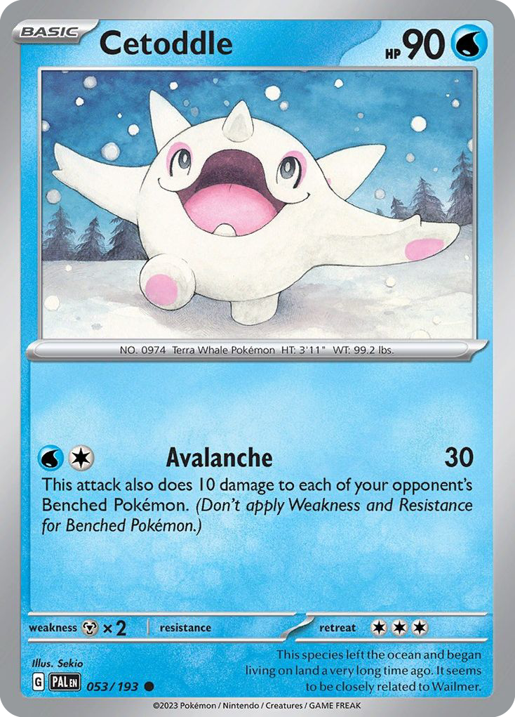 Cetoddle (53/193) - Paldea Evolved Pokémon Card