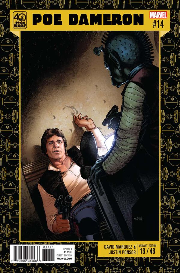 Poe Dameron #14 (Zdarsky Star Wars 40th Anniv Variant)