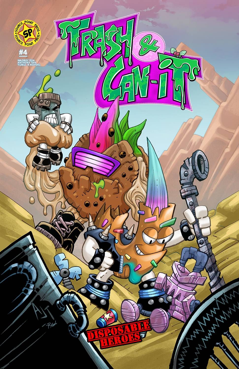 Trash & Can-It: Disposable Heroes #4 Comic