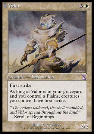 Valor (Time Spiral) Trading Card