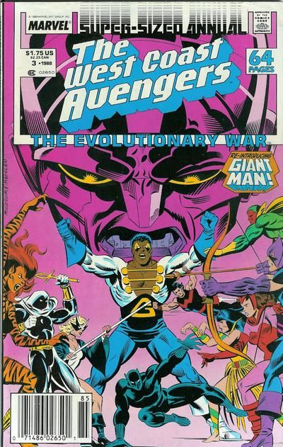 The West Coast Avengers Annual #3 Comic