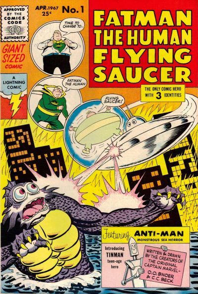 Fatman the Human Flying Saucer Comic