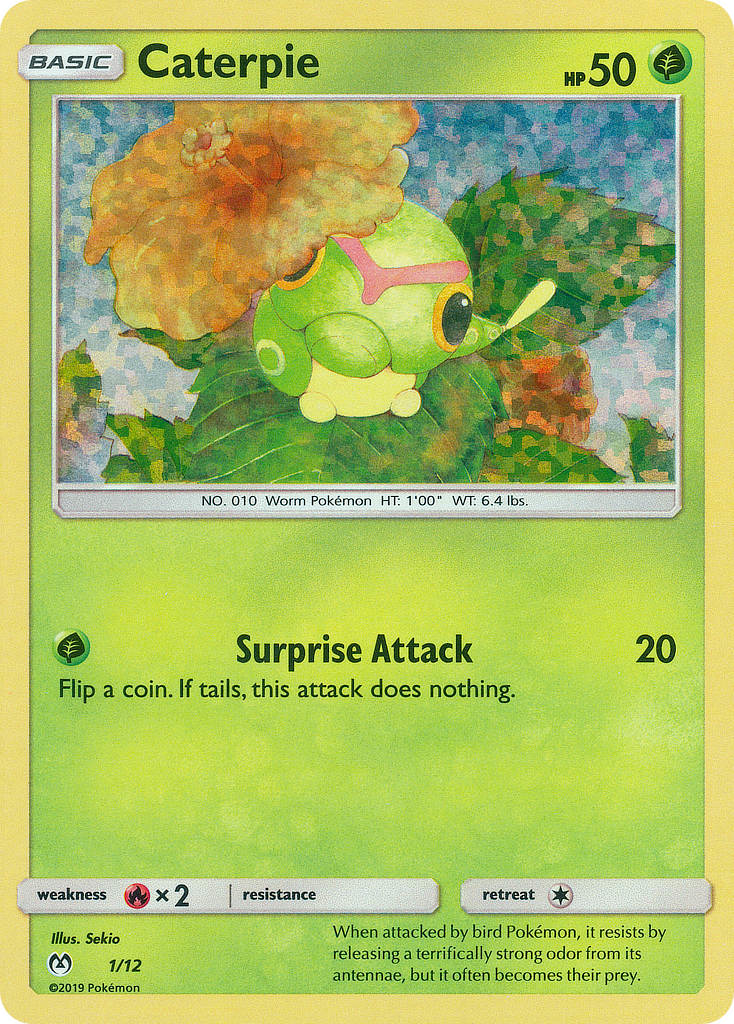 Caterpie (1/12) - McDonald's Collection 2019 Pokémon Card