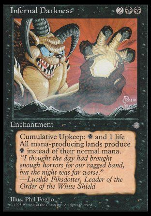 Infernal Darkness (Ice Age) Trading Card