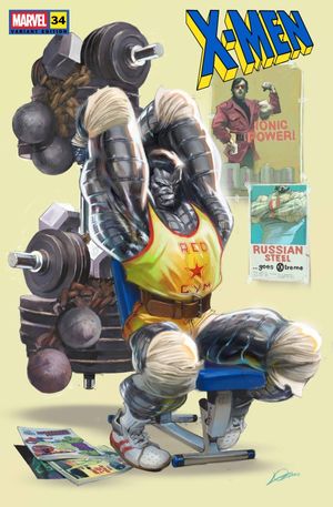X-Men #34 (Alexander Lozano '80s Colossus Variant)