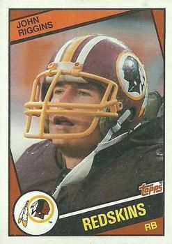 John Riggins 1984 Topps #388 Sports Card