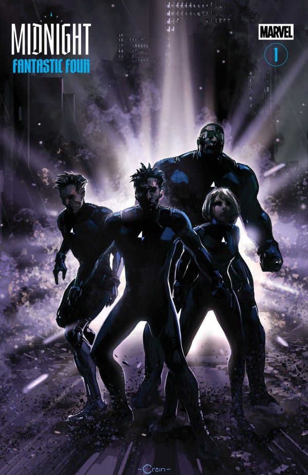 Midnight Fantastic Four #1 (Cover F Clayton Crain Connecting Variant) Comic
